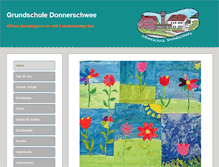 Tablet Screenshot of grundschule-donnerschwee.de